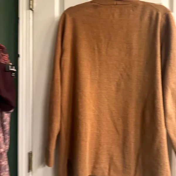 J. Crew Women's Tan Cardigan Sweater - Image 2