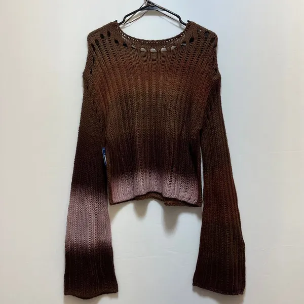 Arizona Jean‎ Co. Women’s Knit Sweater Size M Brown Ombre Bell Sleeve NWT - Image 3
