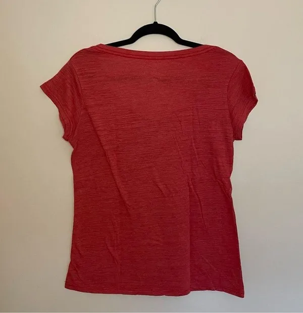 NFL Teens Apparel Patriots V-Neck T-Shirt, Red, Size XL, NWOT - Image 2