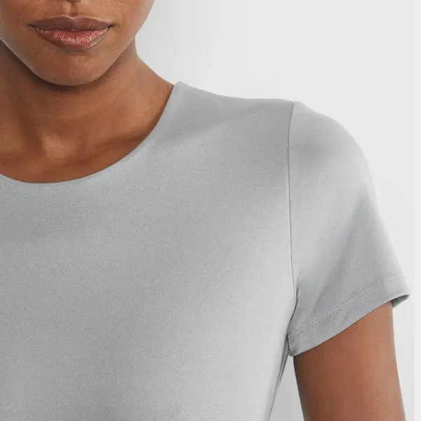 Aritzia Contour Crewneck Tee - Gray - Image 4