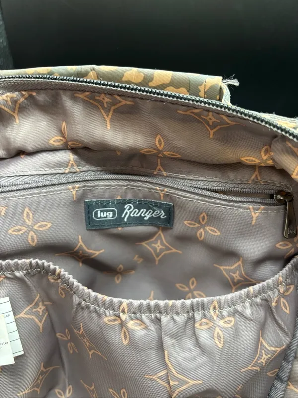Lug Ranger Bag Crossbody Pearl Leopard Cheetah Pockets Travel Purse Strap - Image 7
