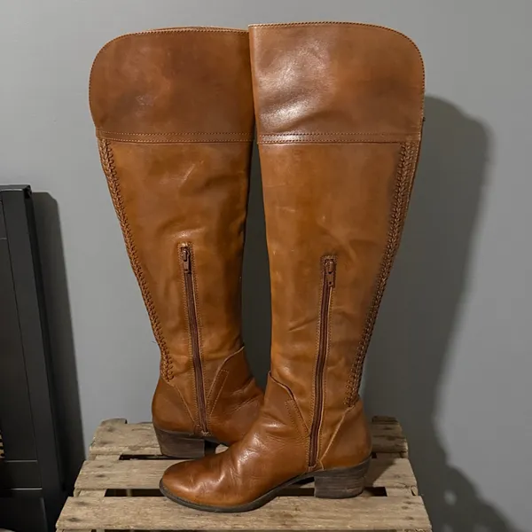 Vince Camuto Pedro‎ Over the Knee Riding Boots Size 7.5 A27 - Image 12