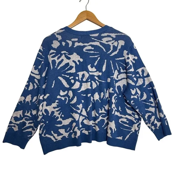 89th + Madison Sweater Size 2X Abstract Open Cardigan New‎ - Image 3