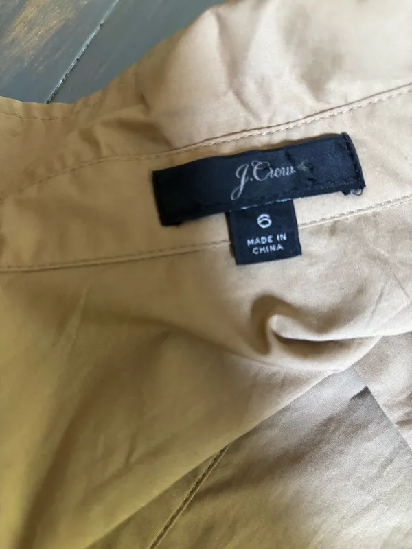 J. Crew belted dress in size 6 - Image 3