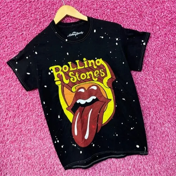 The Rolling Stones Hot Lips Rock Splatter Dye Small - Image 3