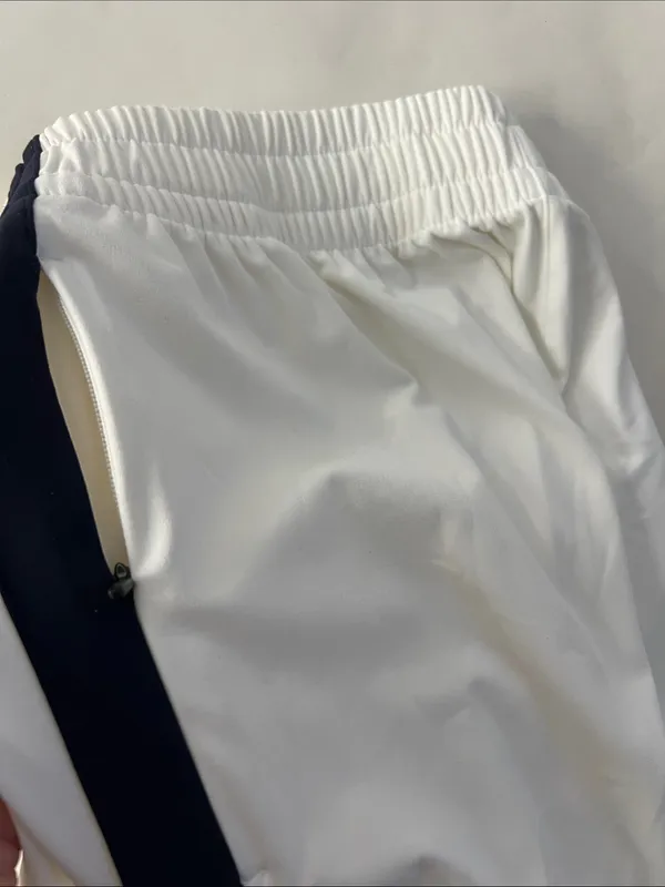 SPLITS59 Maxie Rigor Track Pant Wide Leg in White / Indigo Blue Small $178 - Image 5