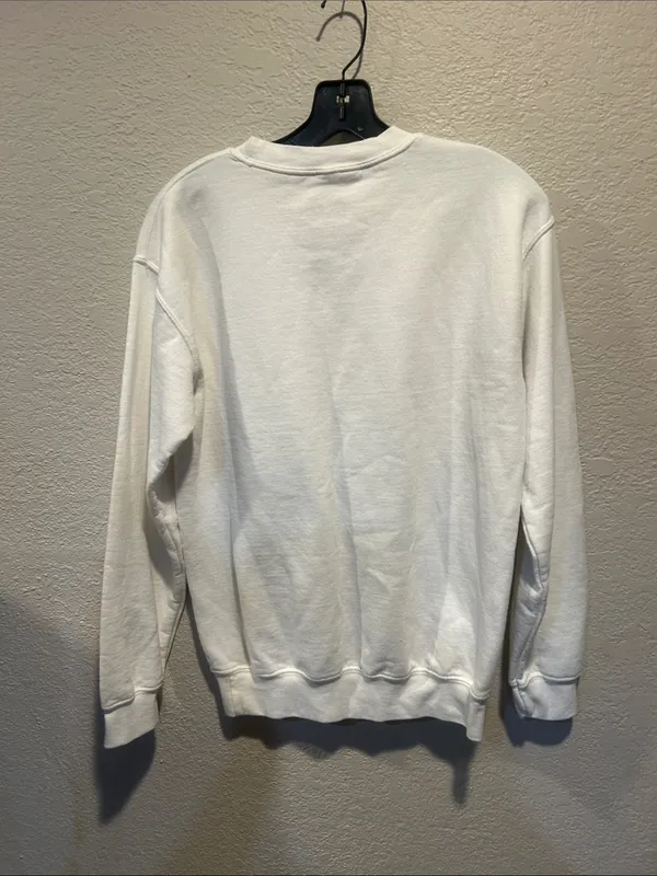 Barbie White Sweatshirt with Hot Pink Script Logo - Image 3
