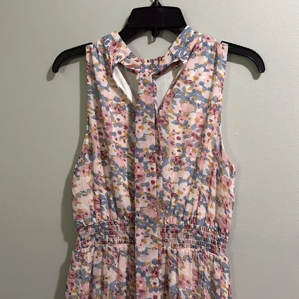 FSL Apparel floral print ruffled halter top maxi dress - Image 8