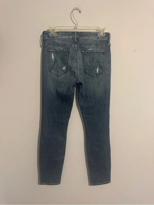 MOTHER Denim The Looker Crop in Gypsy- 26 - Image 4