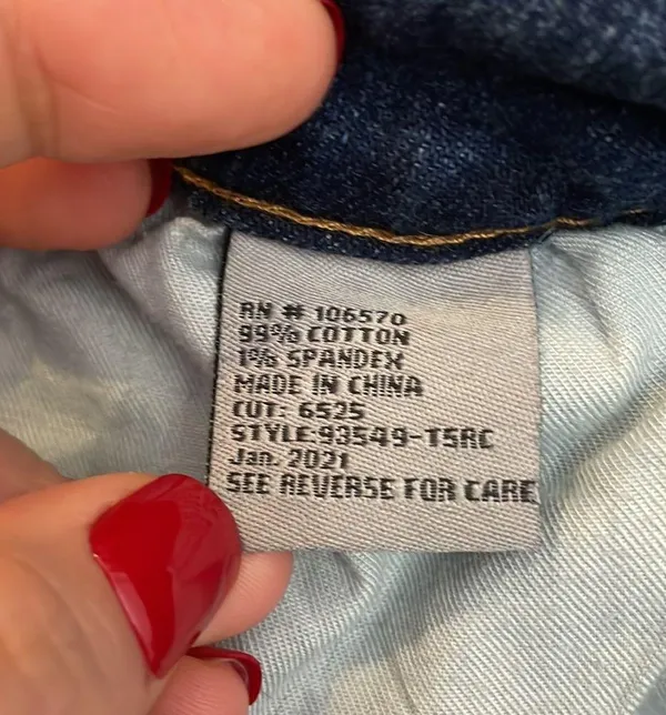 tractr Dark Wash Blue Wide Leg Women's Stretchy Jeans Size 4/27 - Image 12