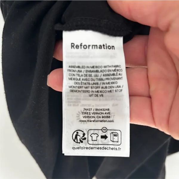 Reformation Willow Knit Dress Size L - Image 5