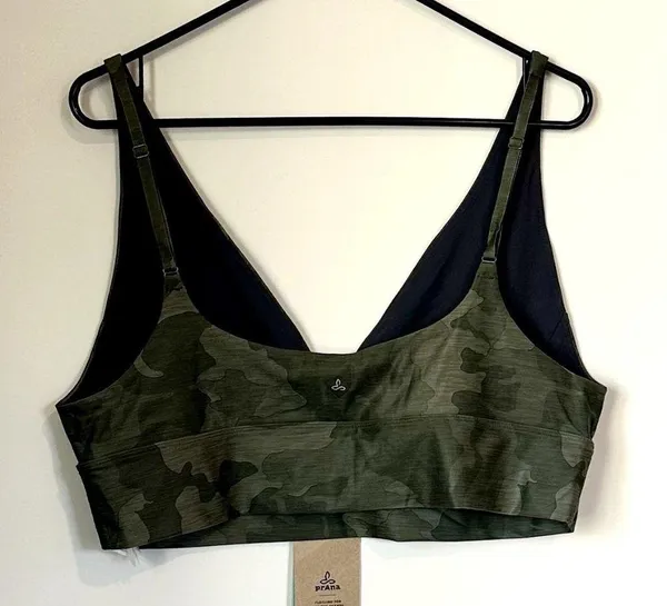 NWT Prana Layna Brami in Sage Camo - Size Extra Large - Image 9