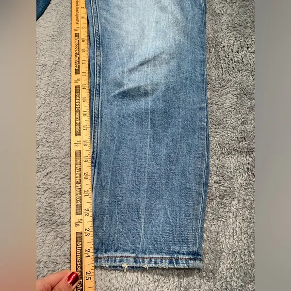 Abercrombie & fitch mom high rise Blue Denim Jeans 26/2S - Image 4