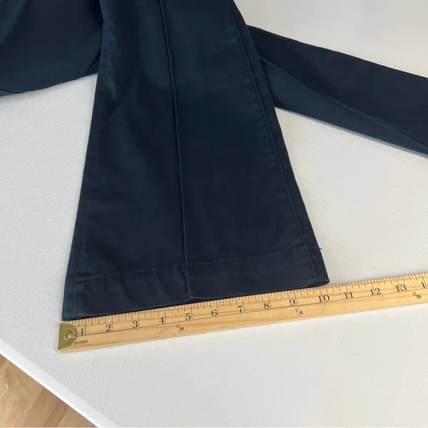 Tommy Hilfiger Lafayette Navy‎ Blue Stretch High Rise Flare Pants NWT Size 2 - Image 16
