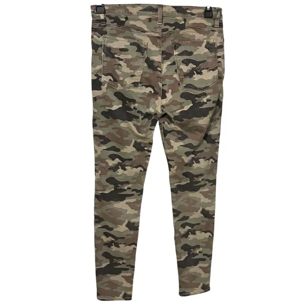 Hudson Barbara Super Skinny Camo Jeans Women’s Size 30 Stretch - Image 4