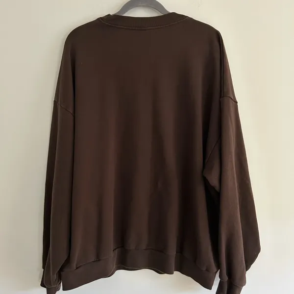 Alo Yoga Accolade Crew Neck Pullover Brownstone Size XL Sweatshirt Unisex - Image 5