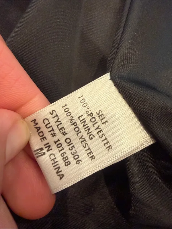 Fore Black Trench Coat in Black Size Medium - C11-678 - Image 8