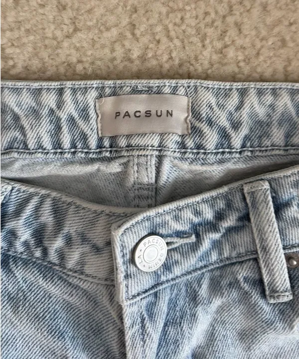 PacSun light wash low rise wide leg jeans - Image 3