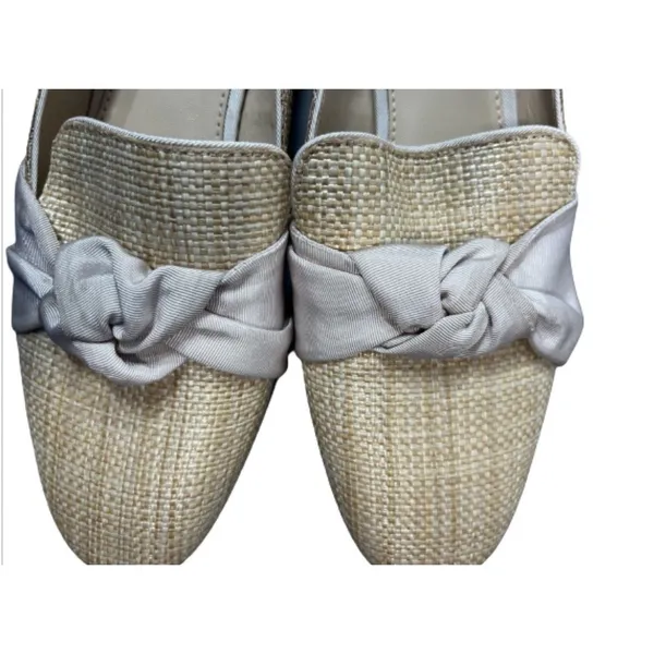 Violet & Red Woven Look Loafers Slip On Almond Toe Neutral Size 8.5 - Image 7