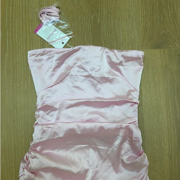 Beginning Boutique Pink Bloom Strapless Maxi Dress Size US2 Pink - Image 2