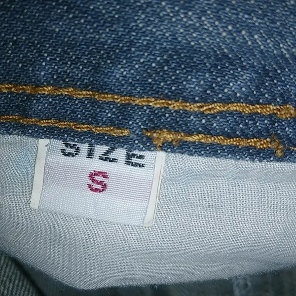 WBL Jeans S 28 Y2K Gold Crown Jewels Jeans Mini Skirt - Image 7