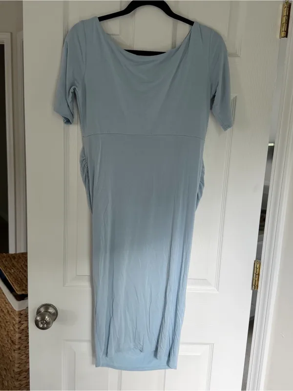 Asos Maternity Pale Blue Dress Size 8 - Image 9