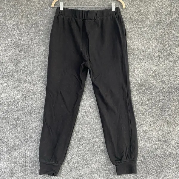 Juicy Couture Black Jogger Sweatpants Drawstring Elastic Waist Lounge Comfy - Image 7