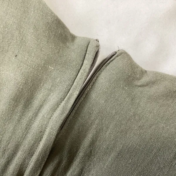 Vintage Hearts Linen Blend Dress - Image 7