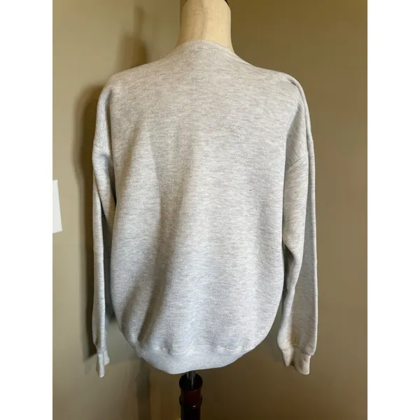 Vintage USA Olympic Sweatshirt Crewneck‎ Grey Heather USA OLYMPICS Apparel - Image 3