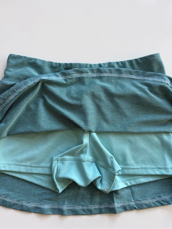 Adidas Striped Tennis Skirt Medium - Image 5