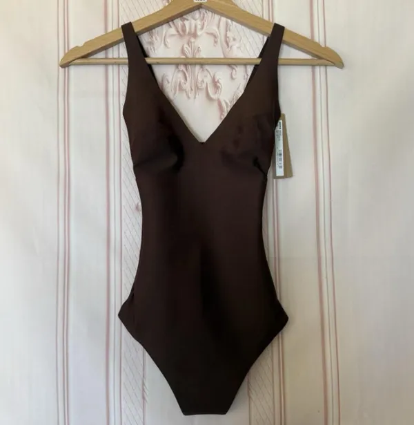 SKIMS Body Unlined Plunge Bodysuit S - Image 5