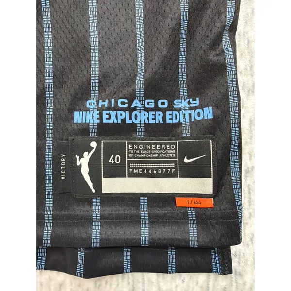 Nike Chicago Sky Angel Reese 5 WNBA Explorer‎ Edition Jersey Black Womens S NWT - Image 2