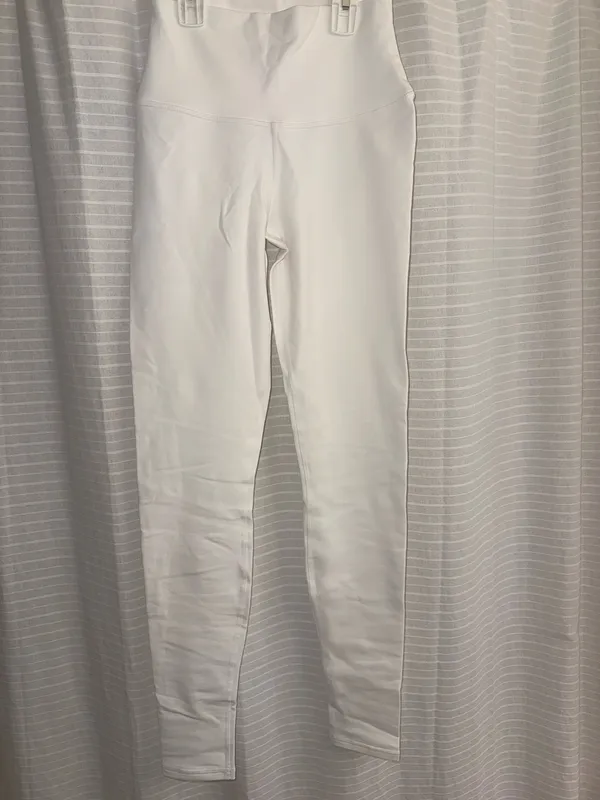 Alo Yoga White Leggings High-Waisted - Image 2
