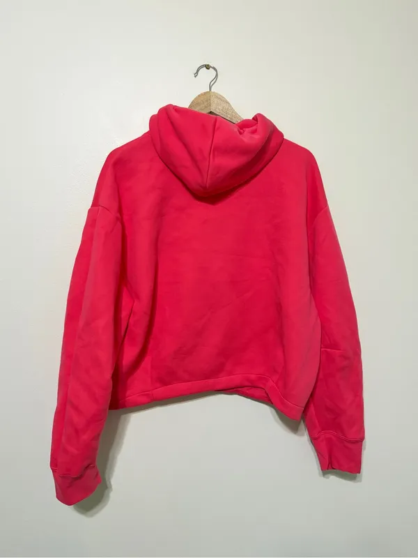 Nike Women's Sportswear Tech Fleece Oversized Hoodie Size Medium Bright Pink - Image 6