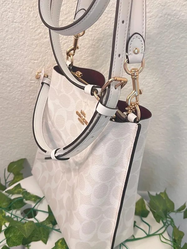 coach Mollie Bucket Bag 22 In Signature Canvas CA582 - Image 2