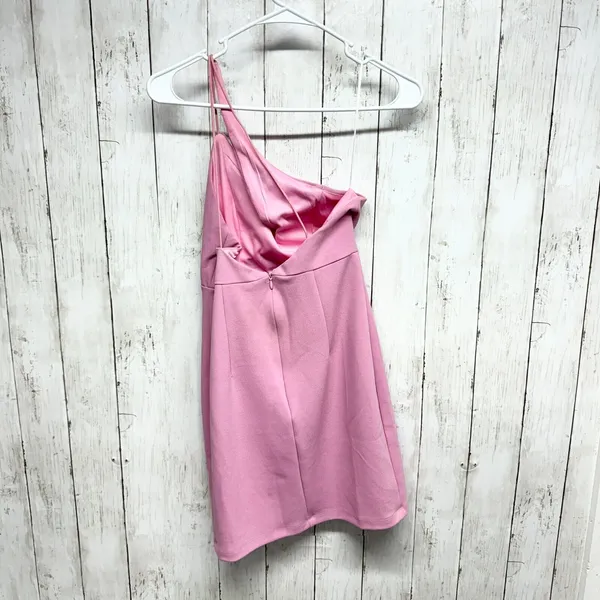 Hello Molly Dress Women Sz 6 Should Have‎ Stayed Home Mini Bubble Gum Pink Strap - Image 3