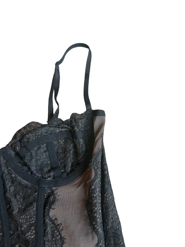 Urban Outfitters Out From Under Modern Love Corset Top Shirt Blouse Size Small - Image 4