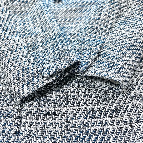ZARA Long Structured Tweed Button Down Blazer Coat Small - Image 13