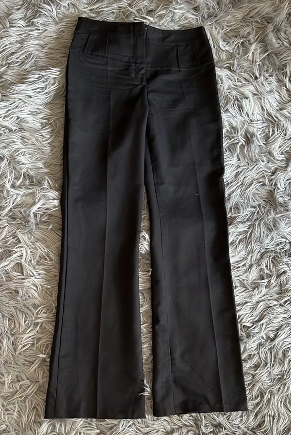 Woman’s casual weight leg pants Black - Image 2