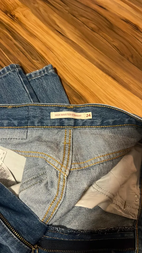 Levi’s High Waisted Straight Jeans - Image 2