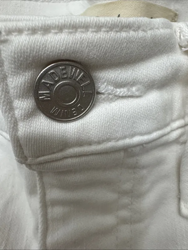 Madewell White High-Rise Skinny Jeans - Image 3