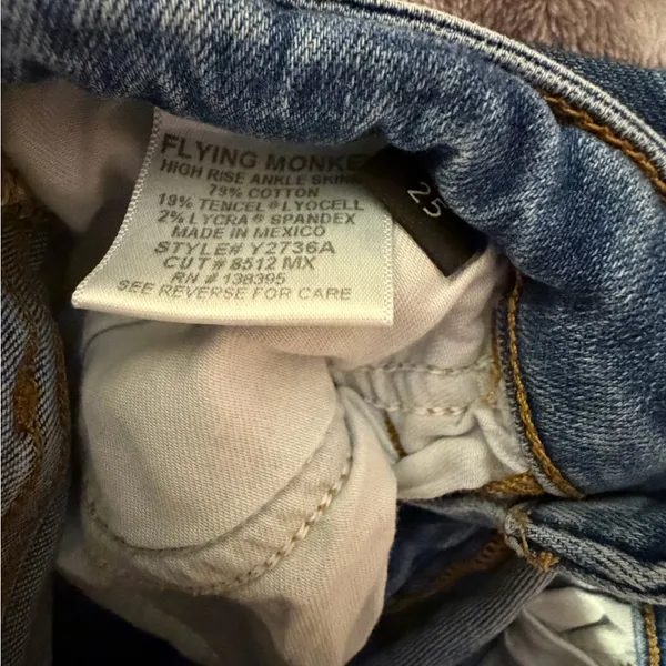 Vervet Flying Monkey (Buckle) Blue Denim Jeans - Image 4