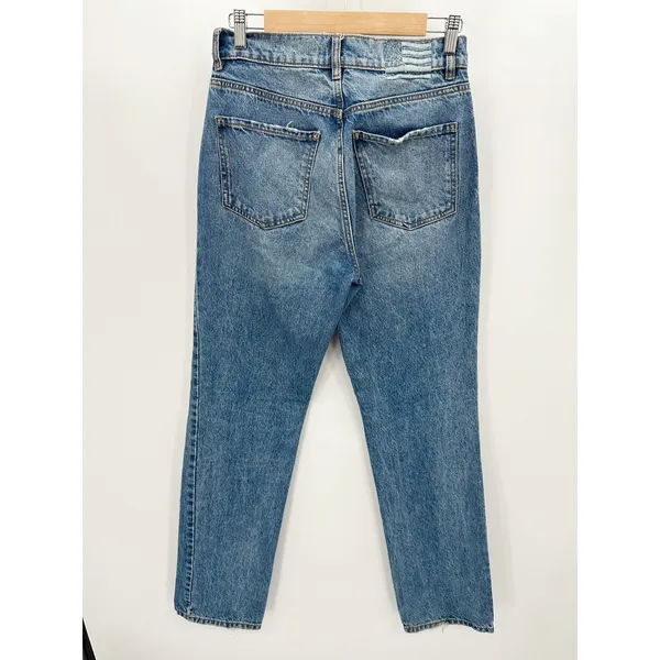 Revice Denim Jeans Women 28 Blue Light‎ Wash Denim 100% Cotton Straight Leg Loose Fit - Image 2