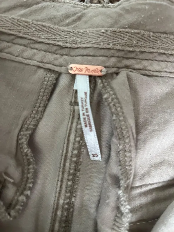 Free People Cargo/ Khaki Pants - Image 2