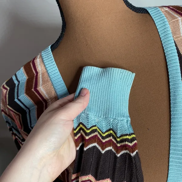 Missoni x Target Chevron fine knit button through cardigan size M - Image 13