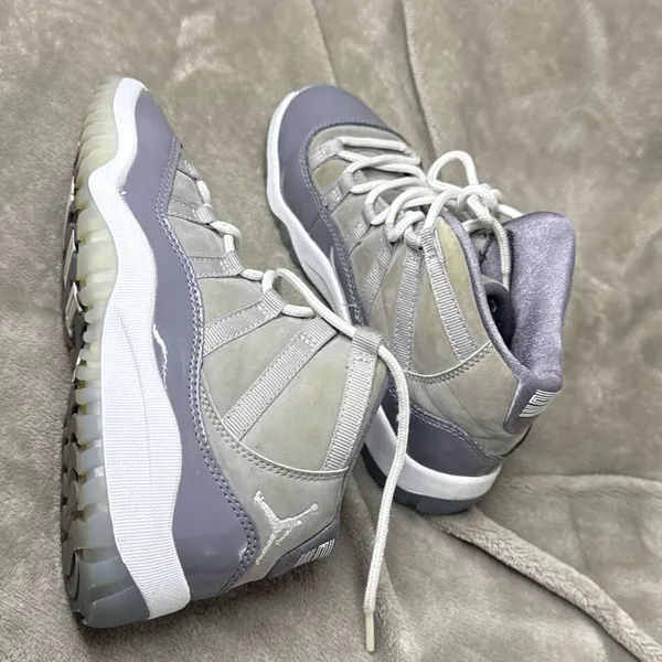 Nike Air Jordan 11 XI Retro PS Cool Grey Youth Basketball Sneakers 1.5Y - Image 4