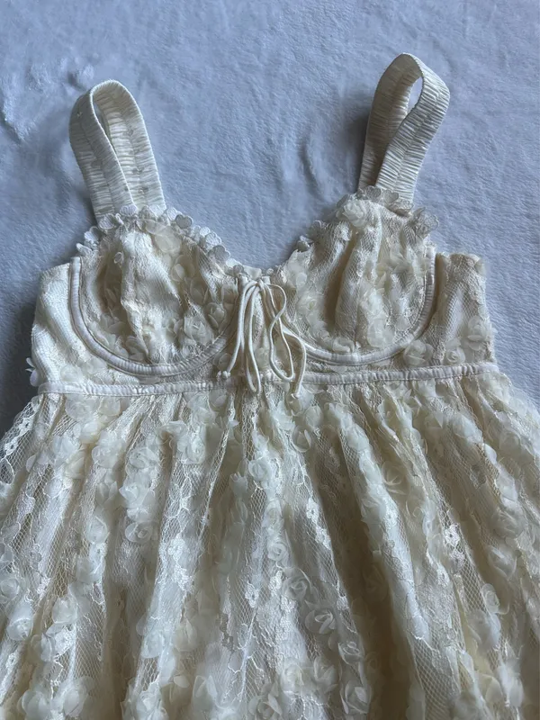 For Love & Lemons Ysabelle Mini Dress - Image 6