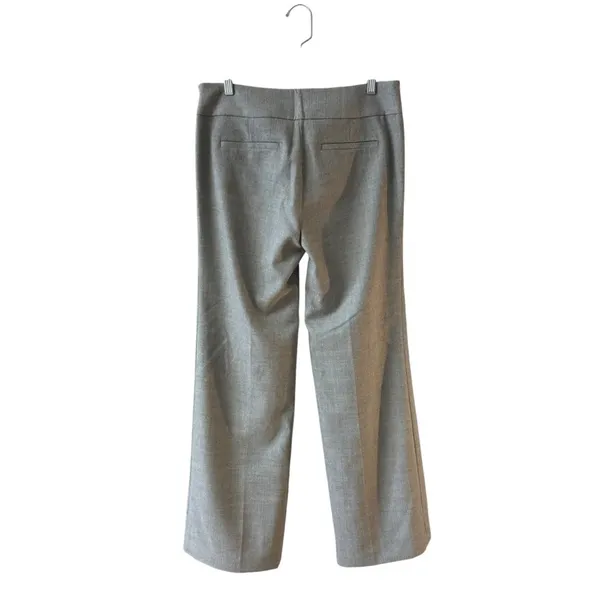 Ann Taylor Wool‎ Blend Straight Leg Trouser Pants Size 6 Gray Office Work Career - Image 2
