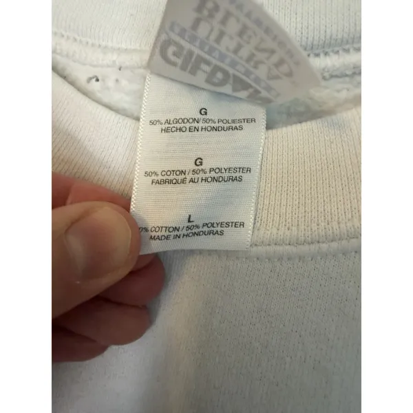 Gildan Secrets Jamaica Ocean City MD Crewneck white Sweatshirt Women's L - Image 4