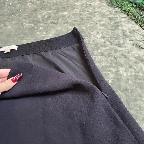 Loft Laser‎ Cut Black Skirt - Image 4